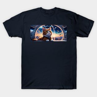 Cosmic Kitty 6 T-Shirt